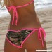 Baost Women Summer Beach Bikini Set Sexy Bandage Camouflage Print Push-up Bra Briefs Swimsuit Two Pieces Bathing Suits Camouflage and Pink B07B7FB2HQ